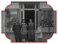 Macarons de Nancy : La Biscuiterie Lefèvre Georges du 3, faubourg Stanislas à Nancy en 1930.