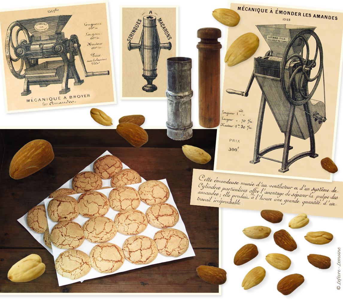 Les Macarons de Nancy sont à base d’amandes, de sucre, et de blancs d’œufs.
